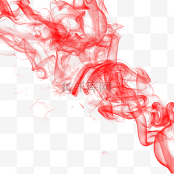 烟雾彩烟图片_飘渺的红色烟雾扩散