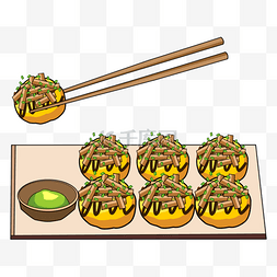 烧丸子图片_美味的食物日本takoyaki