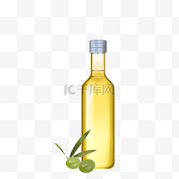 黄色橄榄果图片_瓶装橄榄油