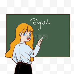 英语外教卡通图片_卡通外教英语老师