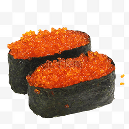日本寿司料理图片_蟹籽寿司