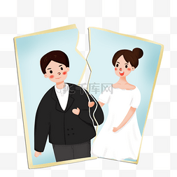 离婚撕毁结婚照