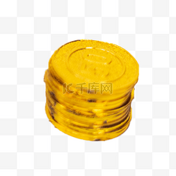 黄色的金币