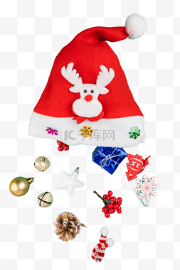 圣诞麋鹿帽子装礼物