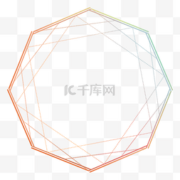 几何图形线条装饰图片_不规则图形几何线条装饰多边形