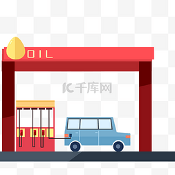 加油站素材图片_加油汽车