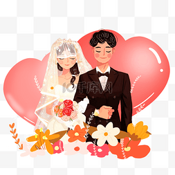 婚纱情侣图片_浪漫情人节婚纱情侣png素材