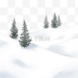 雪地火车图片_冬季雪地圣诞节素材