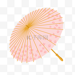 粉色樱花雨伞