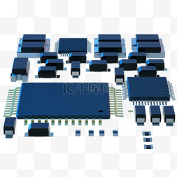科技芯片电路板图片_芯片电路板科技硬件技术