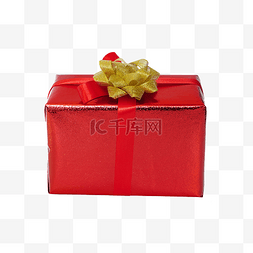 圣诞节红色礼品盒