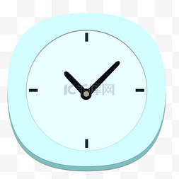 小图标时间图片_清新的钟表图标设计