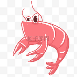 海鲜水产龙虾卡通
