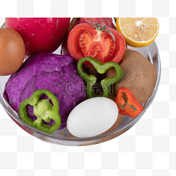 健康食品蛋类蔬菜