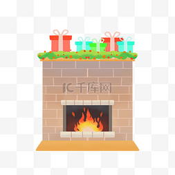 圣诞节礼物壁炉