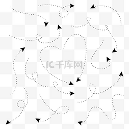 黑色扎染图片_黑色虚线箭头