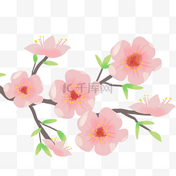 粉色三月图片_粉红色桃花