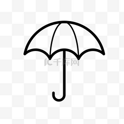 伞元素图片_扁平化伞