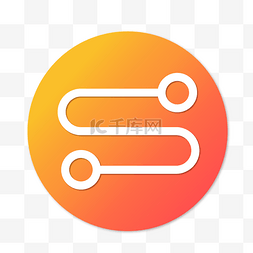 矢量图标icon渐变图片_彩色渐变圆形流程分析icon图标