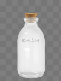透明玻璃瓶子