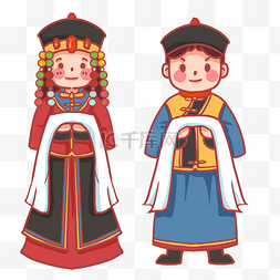 汉族民族服饰图片_蒙古族中国少数民族