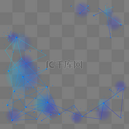 高科技数据图片_蓝色科技边框