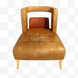 创意椅子沙发图片_立体皮质椅子png图