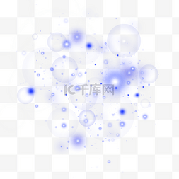 蓝色渐变发光图片_蓝色星星渐变发光效果