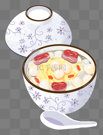 一碗酒酿圆子美食