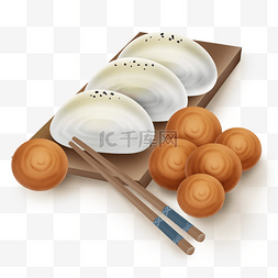 国风筷子图片_中式早餐早点