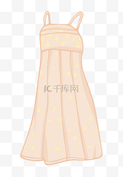 吊带长裙图片_粉色长裙装饰