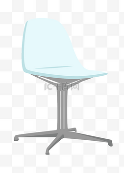 浅蓝色椅子图片_浅蓝色椅子装饰插画