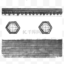 中马头墙图片_中式院墙古典建筑