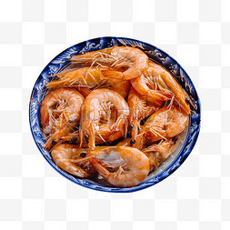 白灼基围虾图片_虾肉美食中式菜肴