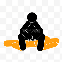 火柴人运动健身举杯喝酒火柴人工作学习火柴人可爱的小人敲门火柴人黑