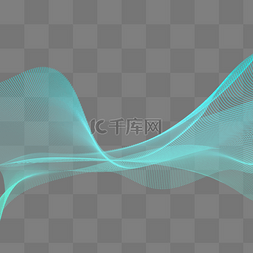 弧线波纹图片_科技感波纹