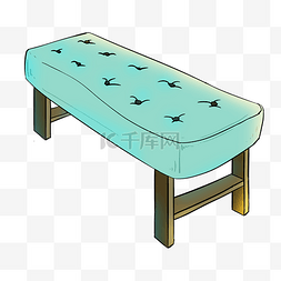 蓝色沙发沙发图片_沙发长椅卡通家具