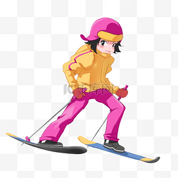 儿童滑雪运动