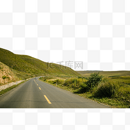 乌兰布和沙漠图片_内蒙古乌兰布统的公路和草原
