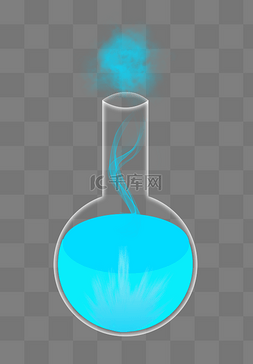 蓝色烧瓶图片_实验仪器烧瓶