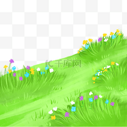 草地绿色植物花朵
