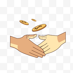 金融握手合作图片_握手合作的手势插图