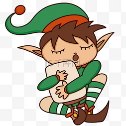 圣诞精灵elf图片_christmas elf圣诞到了卡通剪贴画