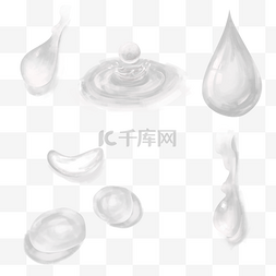 水图片_汗水流汗水润补水PNG