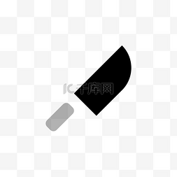 黑色的菜图片_黑色的刀具免抠图