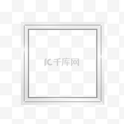 立体白色欧式边框图片_白色立体欧式相框