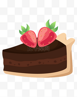 爱情蛋糕图片_矢量手绘爱情蛋糕插画