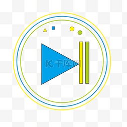 播放器页面图片_播放按钮图标