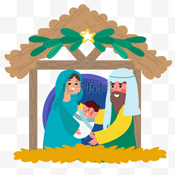 房子里耶稣诞生插图