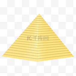 金色埃及金字塔
